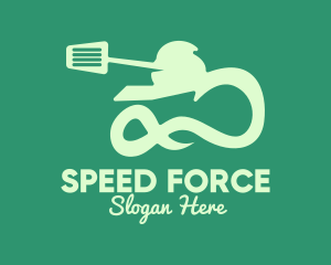 Green Spatula Tank logo design