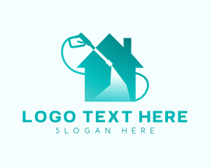 Cleaning Service - Gradient House Pressure Washing logo design