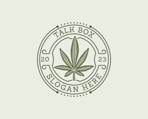 Weed - Medical Weed Emblem logo design