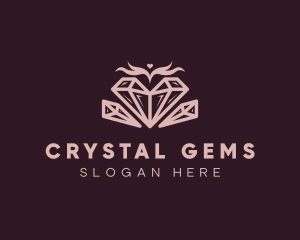 Fashion Crystal Jewel  logo design