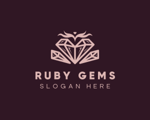 Ruby - Fashion Crystal Jewel logo design