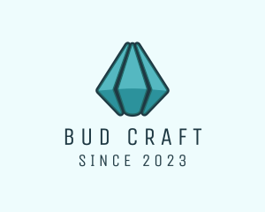 Bud - Modern Flower Bud Diamond logo design