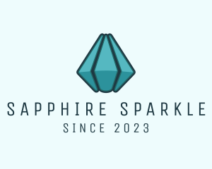 Sapphire - Modern Flower Bud Diamond logo design