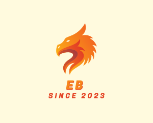 Asian - Fire Dragon Phoenix logo design