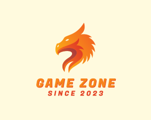 Fire Dragon Phoenix  logo design