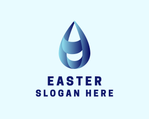 Aqua - Water Droplet Refilling Station logo design