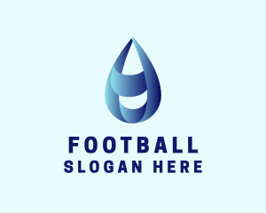 Drop - Water Droplet Refilling Station logo design