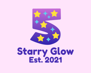 Starry - Colorful Starry Five logo design