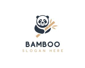 Panda Bamboo Safari logo design