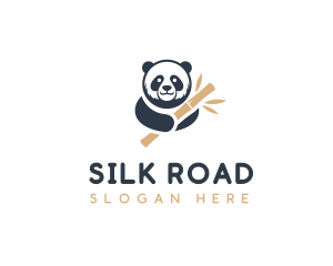 Panda Bamboo Safari logo design