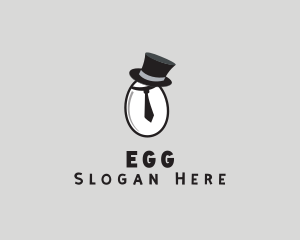 Egg Top Hat logo design