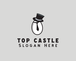 Egg Top Hat logo design