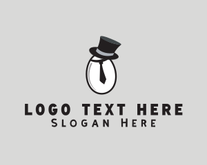 Gentleman - Egg Top Hat logo design