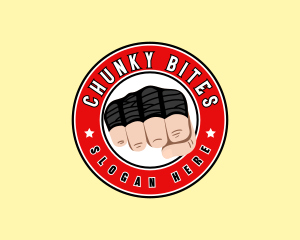 Boxing Fist Gym Logo