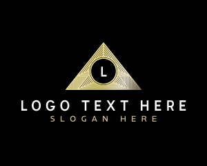 Industrial - Pyramid Media Technology logo design