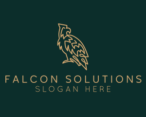 Gold Eagle Aviary logo design