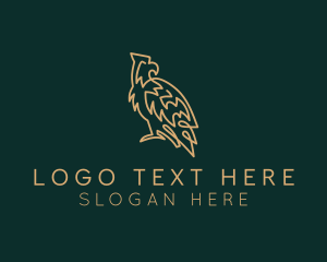 Business - Gold Eagle Aviary logo design