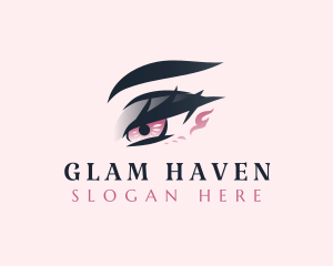 Glam - Glam Beauty Eyelashes logo design