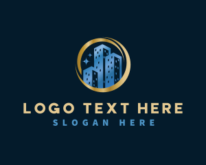 Broker - Building Structure Real Estate logo design