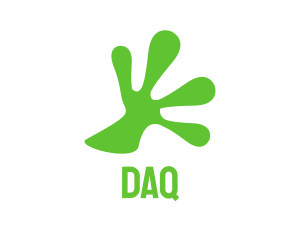 Hand - Green Frog Hand logo design