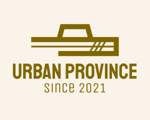 Province - Brown Farmer Hat logo design