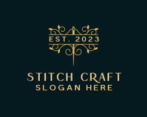 Sewing - Alteration Sewing Needle logo design