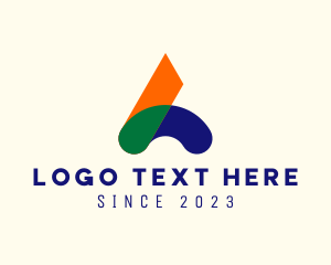 Digital Agency - Entertainment Company Letter A logo design