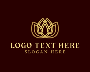 Lotus Flower Wellness Logo