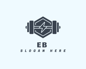 Bodybuilding - Thunderbolt Barbell Fitness logo design