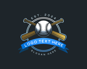 Bat - Baseball Sports Varsity logo design