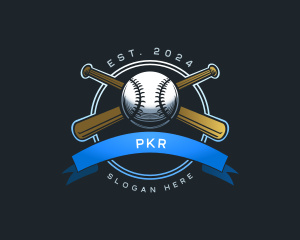 Baseball Sports Varsity logo design