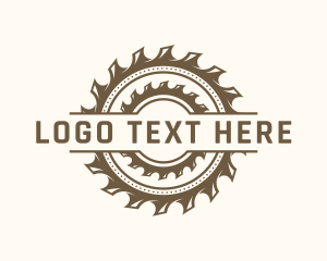 Sawmill Woodwork Handyman Logo