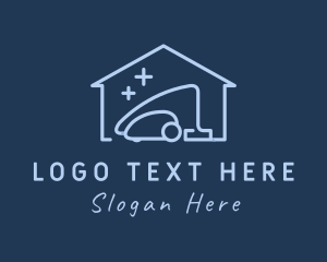 Cleaning Services - Vacuum Home Cleaning logo design