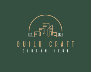 Building Property City logo design