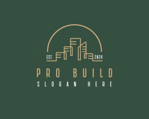 Building Property City logo design