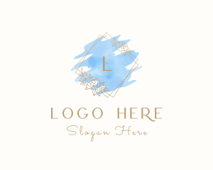 Luxury Floral Watercolor Logo