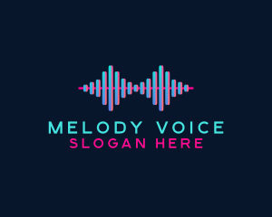 Singer - Music Sound Wave logo design
