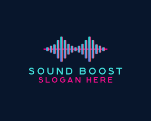 Music Sound Wave logo design