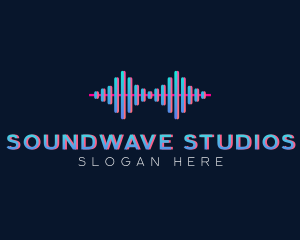 Recording - Music Sound Wave Sonic logo design