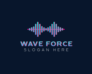 Music Sound Wave Sonic logo design