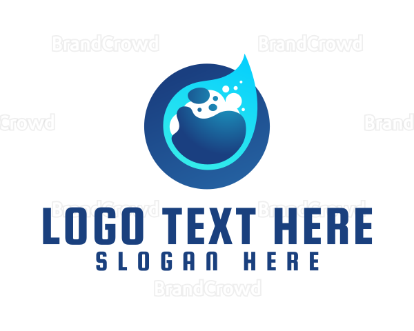 Wet Purified Liquid Logo