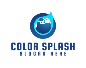 Wet Purified Liquid logo design