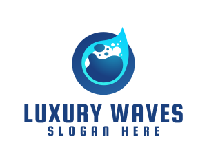 Wet Purified Liquid logo design