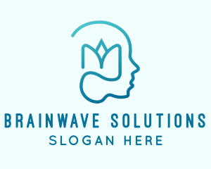 Neuroscience - Floral Mind Mental Therapy logo design