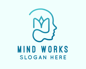 Floral Mind Mental Therapy  logo design