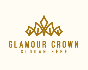 Pageant - Queen Pageant Crown logo design