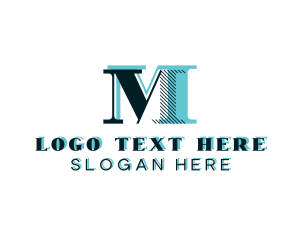 Advertising - Marketing Advisory Letter M logo design