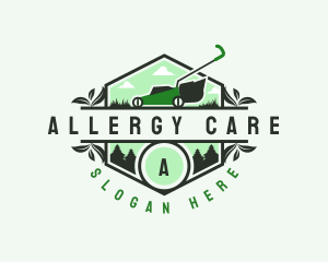 Natural Lawn Care Gardening logo design