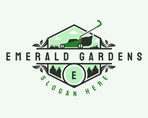 Natural Lawn Care Gardening logo design