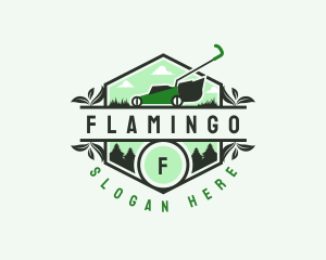 Natural Lawn Care Gardening logo design